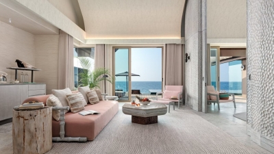 Grand Ocean Pool Villa - Living room